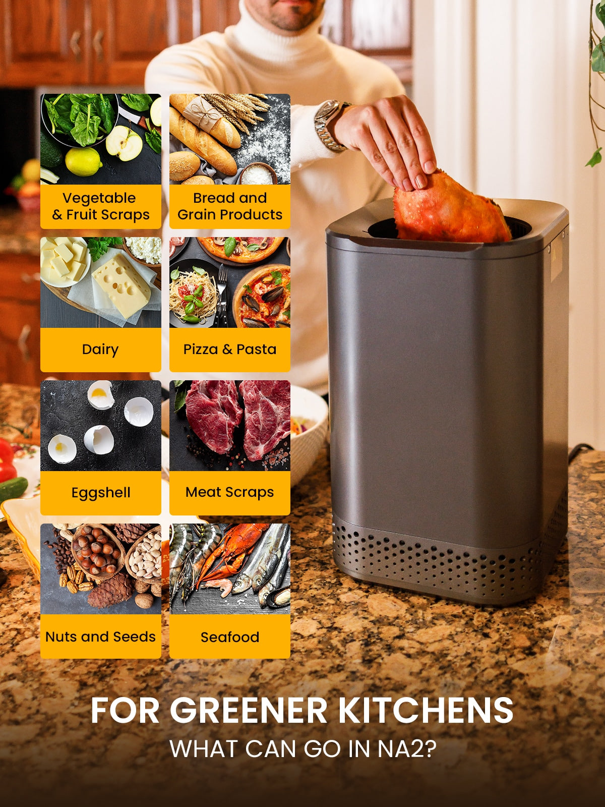 NA2 Smart Countertop Garbage Disposal